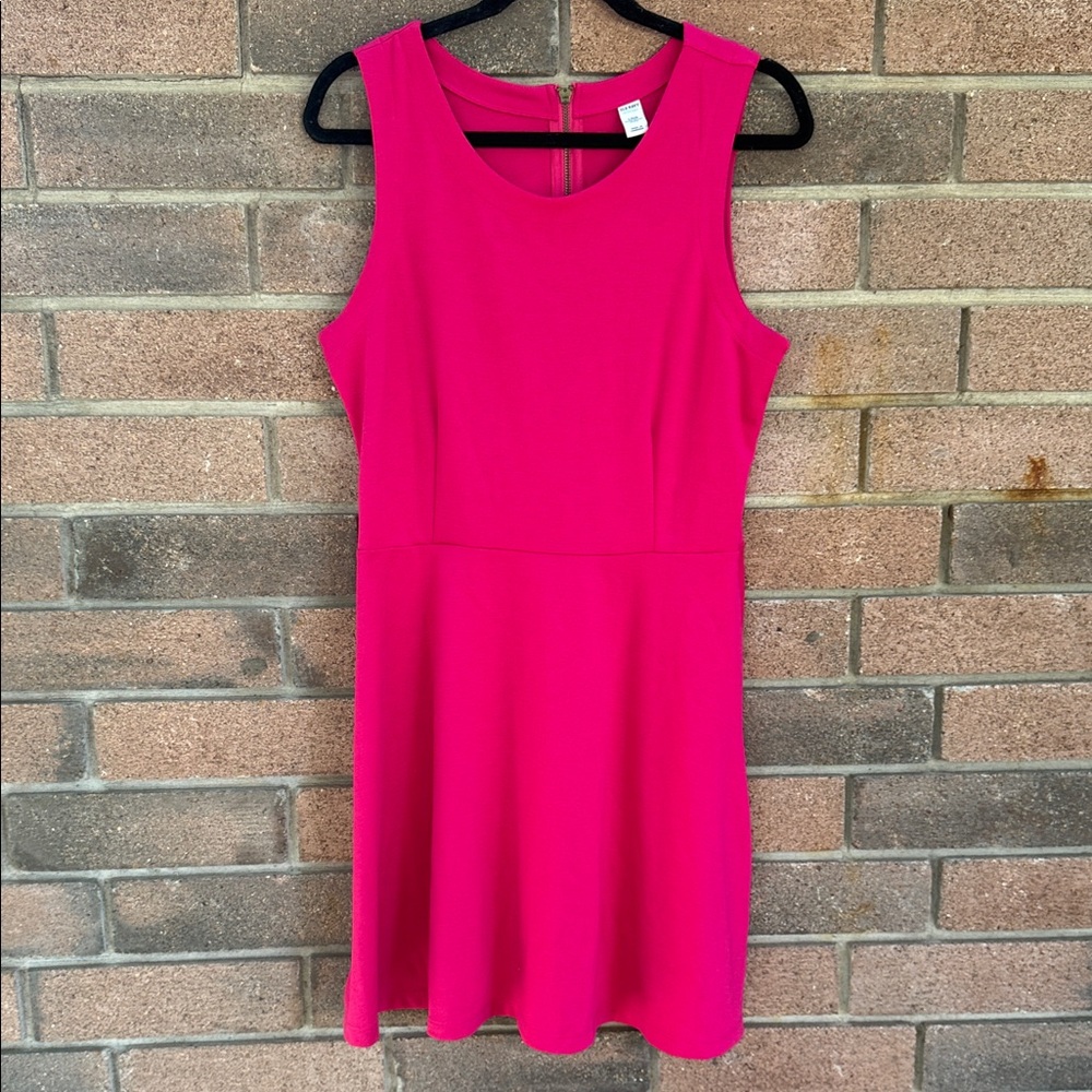 Old Navy Fuchsia Island Vibrant Mini Skater Dress Size LP